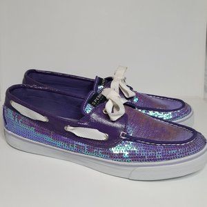 Sperry Top Sider Sparkle Deck Shoes US 11M
